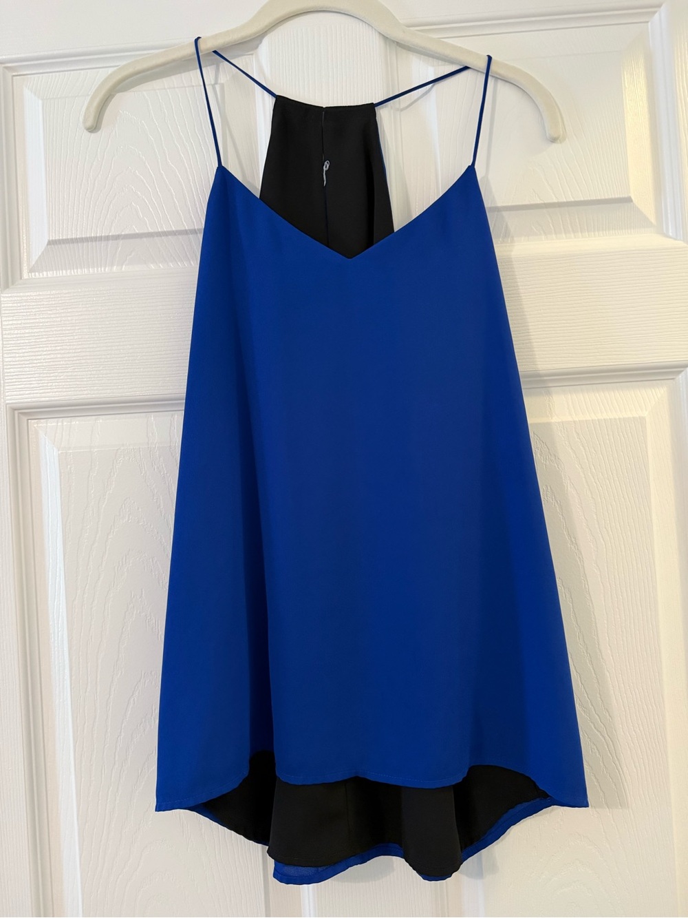 Express Reversible Blue and Black Tank Top